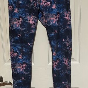 lululemon athletica Blue and Pink Patterned Leggings